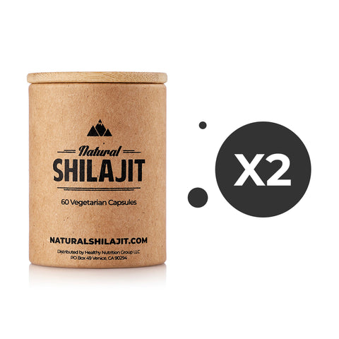 2 x Natural Shilajit (60 Veg Tabs)