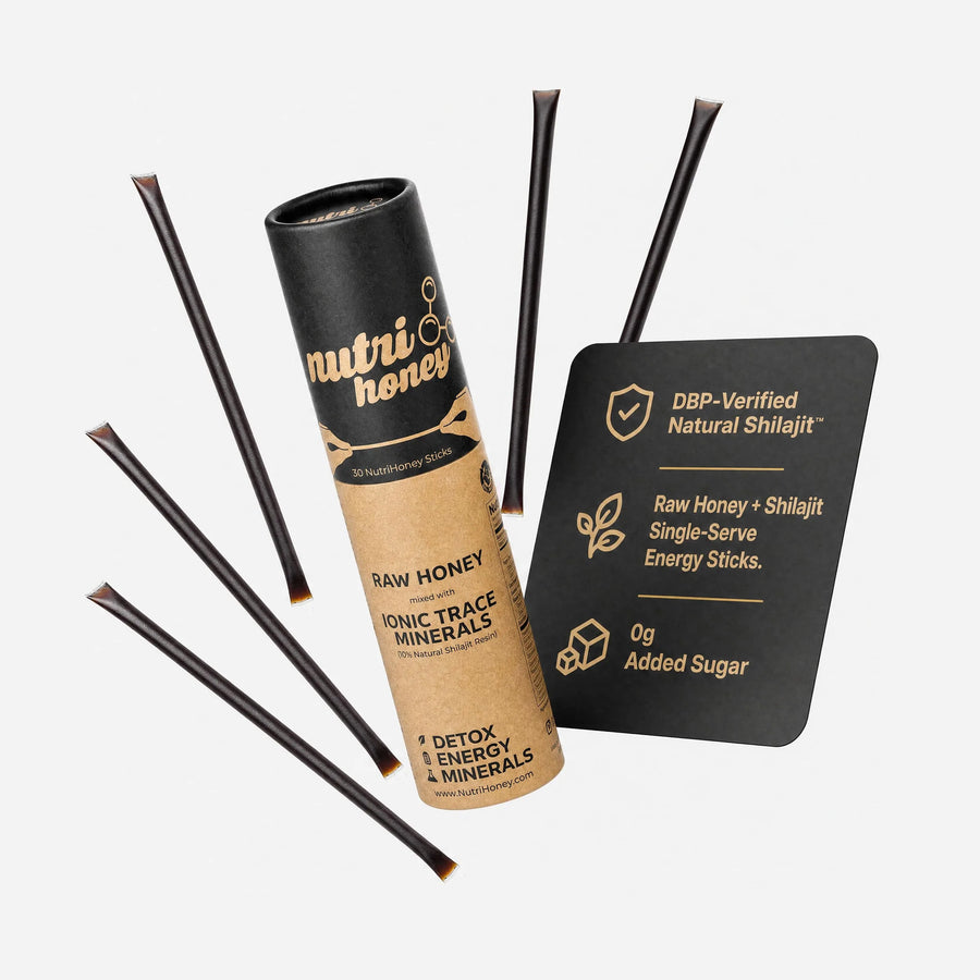 NutriHoney (30 Sticks) - Mix of Natural Shilajit Resin & Raw Honey