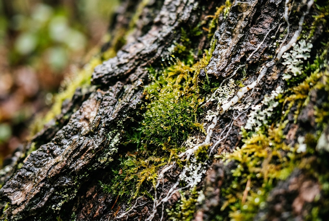 Abstract macro close-up of natural surface textures