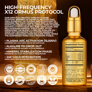 x12 Ormus Monoatomic Gold - 4 fl. oz. (120 ml)