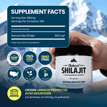 Natural Shilajit Resin (150 Grams)