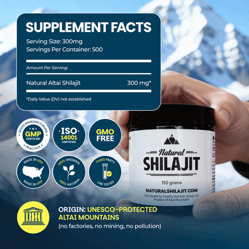 Natural Shilajit Resin (150 Grams)