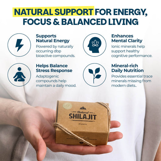 Natural Shilajit Resin (20 Grams)