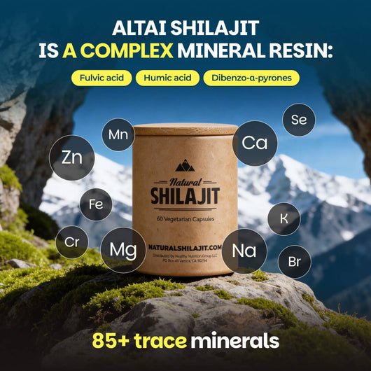 Natural Shilajit (60 Veg Tabs)