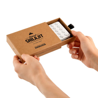 Natural Shilajit Sun-Dried Tablets (120 pcs)