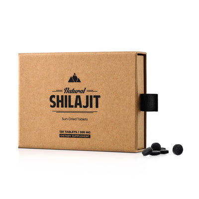 Natural Shilajit Sun-Dried Tablets (120 pcs)