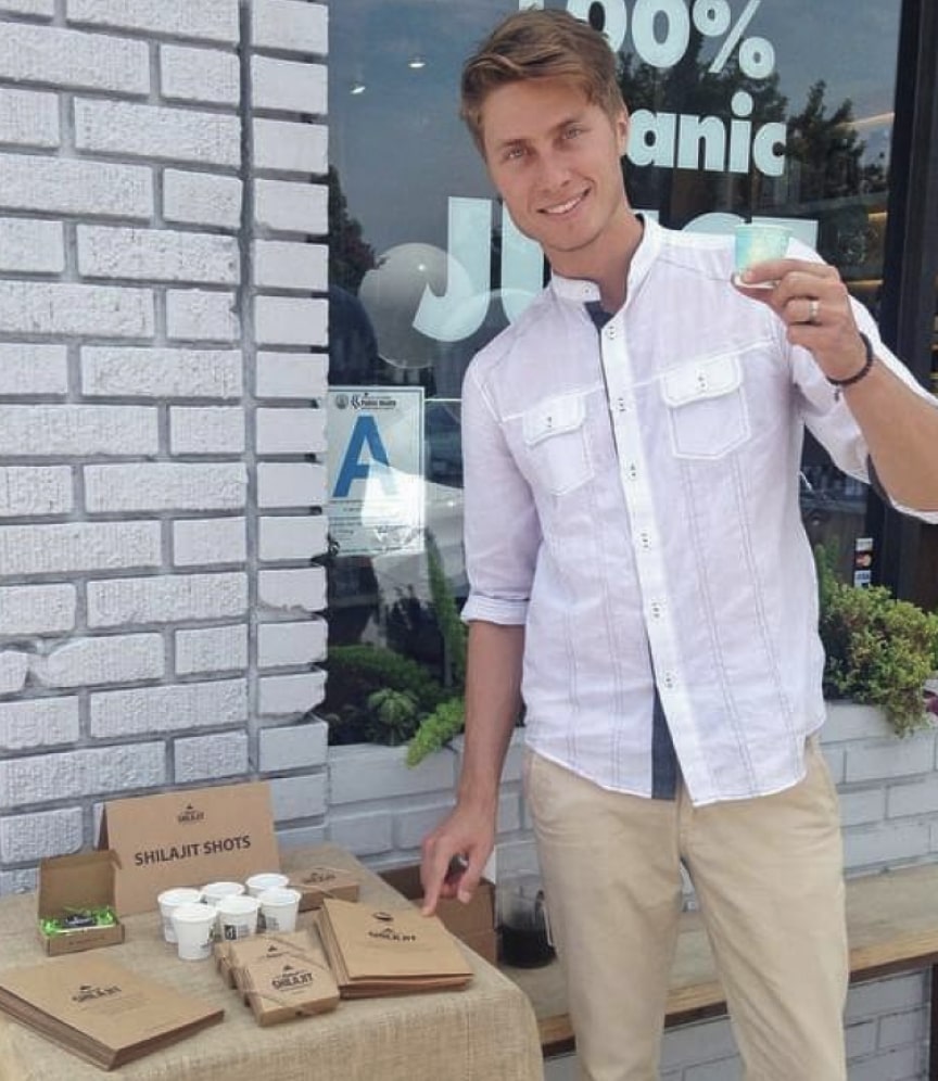 Andrey Kono, founder of Natural Shilajit