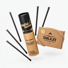 Bundle Deal: Natural Shilajit Resin 20 g kit and a NutriHoney 30-stick tube