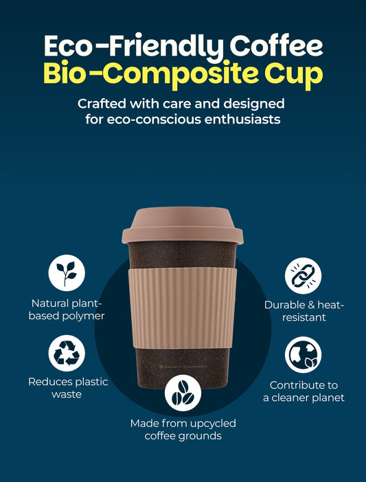 Eco-Friendly Coffee Bio-Composite Cup