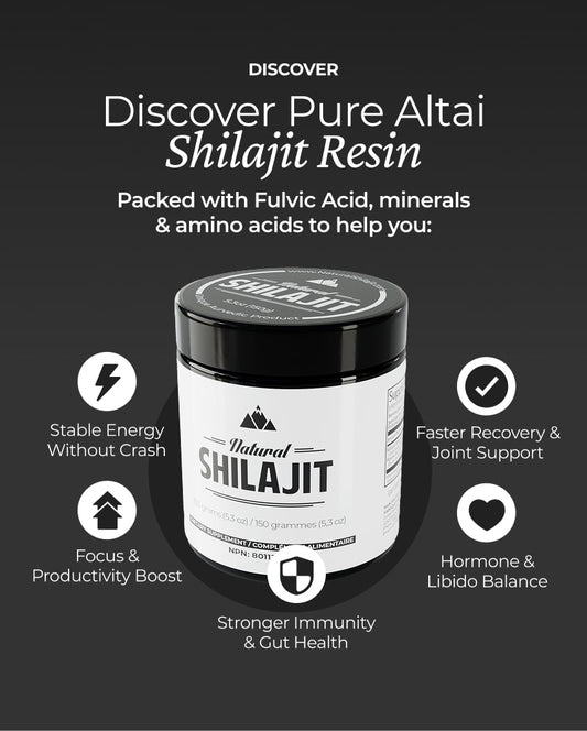 Natural Shilajit Resin (150 Grams)