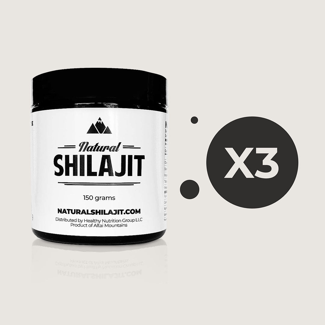 Wholesale: 3 x Natural Shilajit Resin (150 Grams)