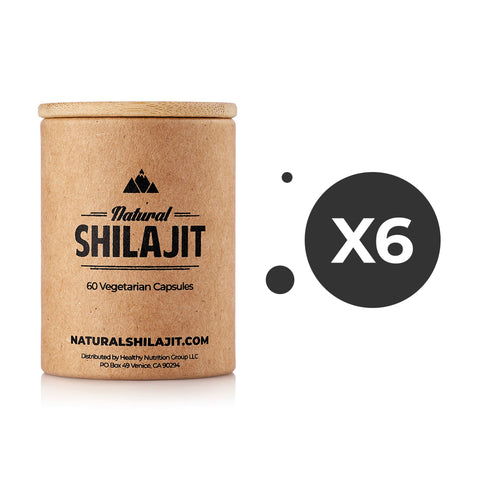 6 x Natural Shilajit (60 Veg Tabs)