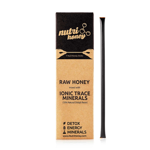 NutriHoney Sample (7 Sticks) - Mix of Natural Shilajit Resin & Raw Honey